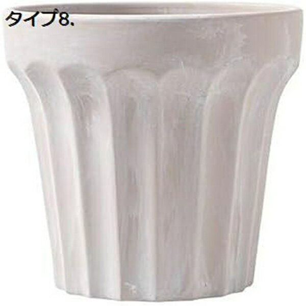 プランター 陶器製 植木鉢 排水孔付き 通気性 タイプ8. 北欧 スタイル シンプル インテリア クリエイティブ 室内 ストライプ M モダン ins風 お洒落 小物収納 部屋飾り 事務室 ガーデン 鉢植え 卓上装飾品 おしゃれ 大型 置物