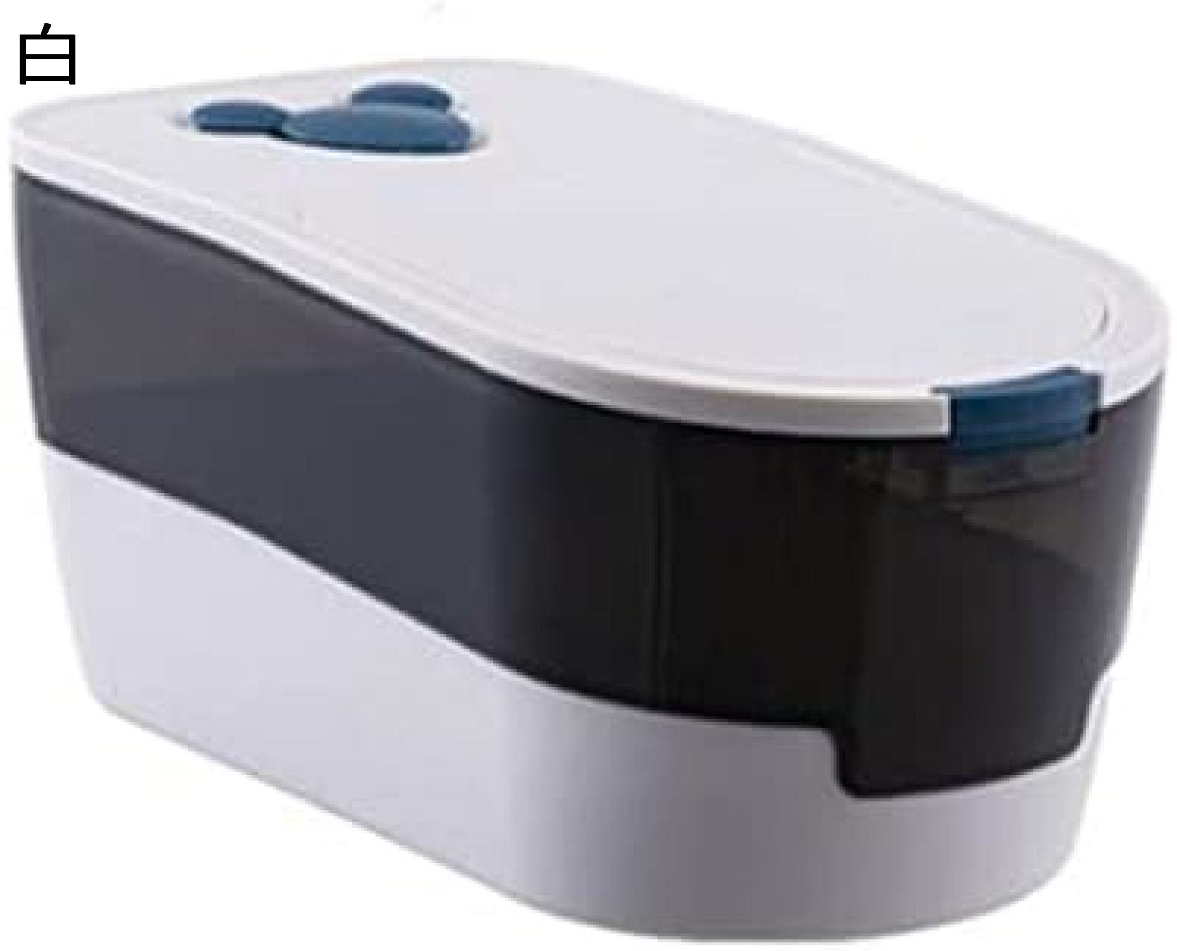 防虫米バケツ スプーン密閉型多目的米ディスペンサー シリアルストレージ 5Kg 米収納ボックス 穀物シリ..