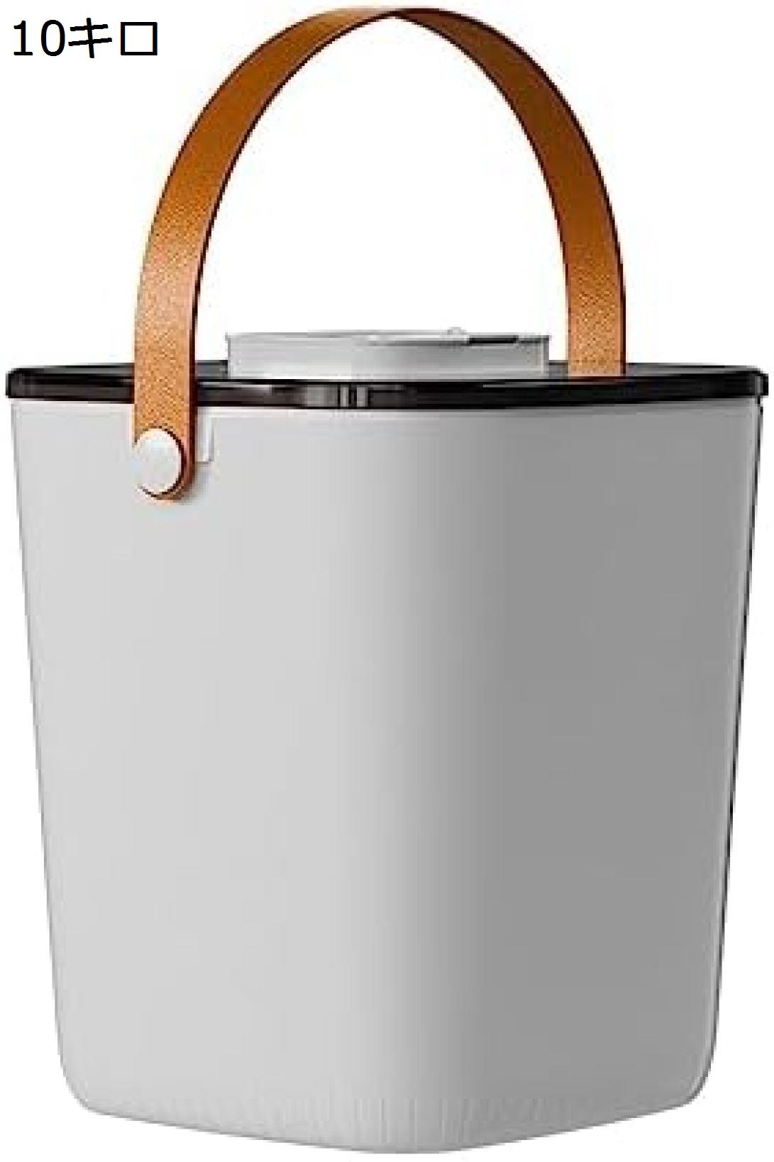 真空米保存容器 食品穀物ボックスビン フードディスペンサー 密封米箱 米 ナッツ用乾燥食品保存容器 10キロ