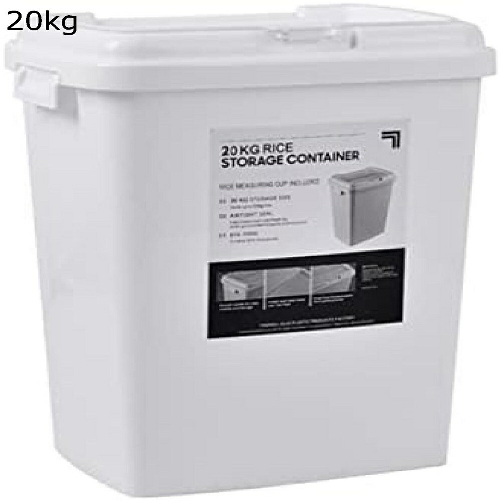 米びつ 20kg ライスストッカ一 計量カップ付 蓋付 洗える 防虫防湿 お米/豆/穀物小麦粉 保存容器 密閉容器 キッチン収納 鮮度を保ち キッチン用品 清潔便利 防虫 防湿 圧力を恐れない耐久性 軽量 収納 お米保存容器