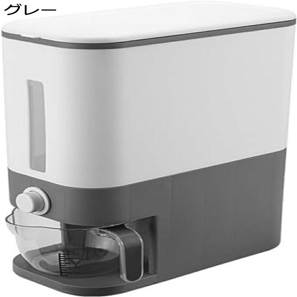 密閉米バケツ 米びつ 計量米びつ ライス保存容器 密閉型米びつ 穀物容器 防湿 防虫 米保存容器 PP 密閉..