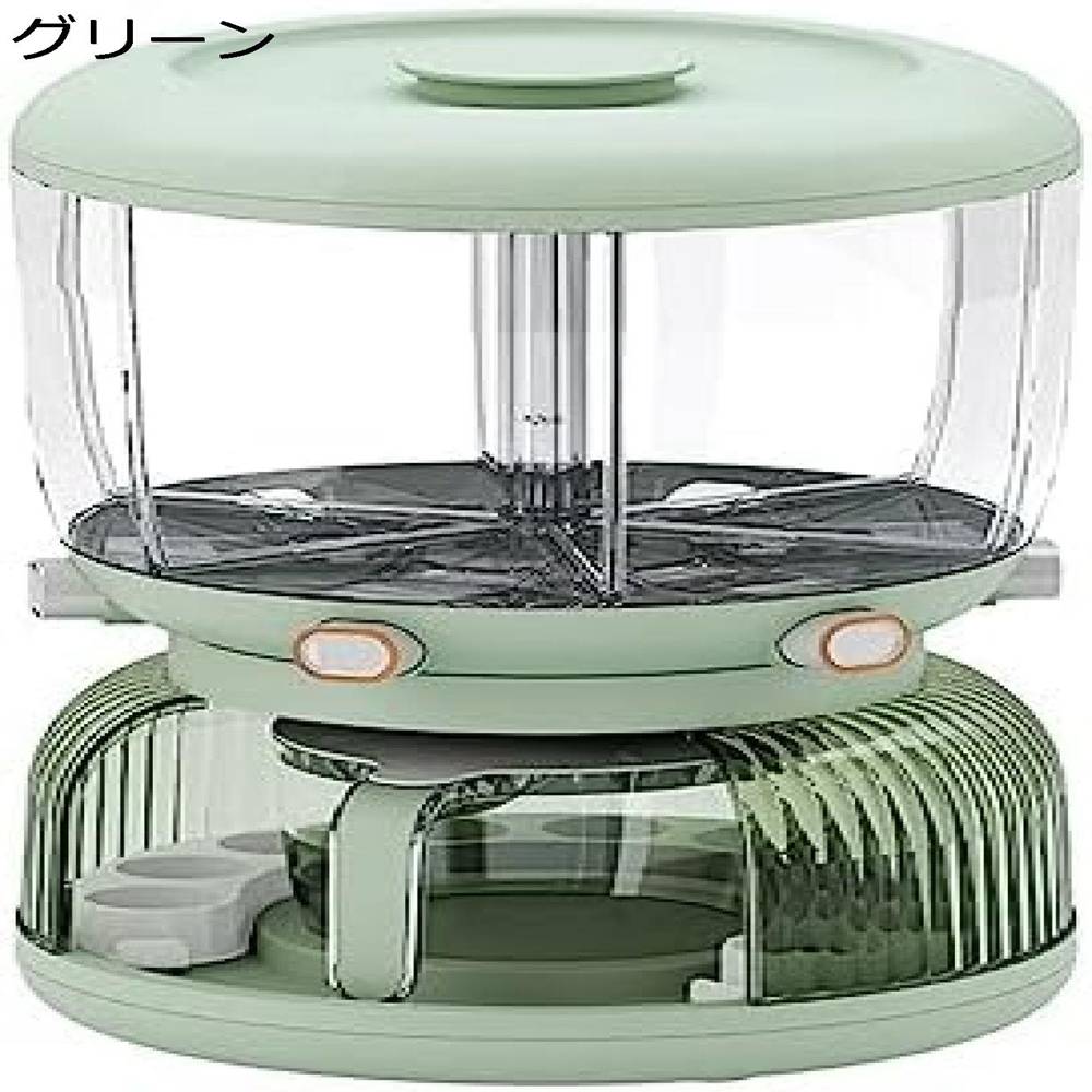 米びつ 米入れ 密閉フードストッカー 6kg お米ケース 360度回転 大容量 押すだけで取る 6in1 キッチン収納 虫除け 防湿 防カビ 雑穀 チョコレート豆 キャンディー 米櫃 シリアル保存容器 レグメ 食品容器