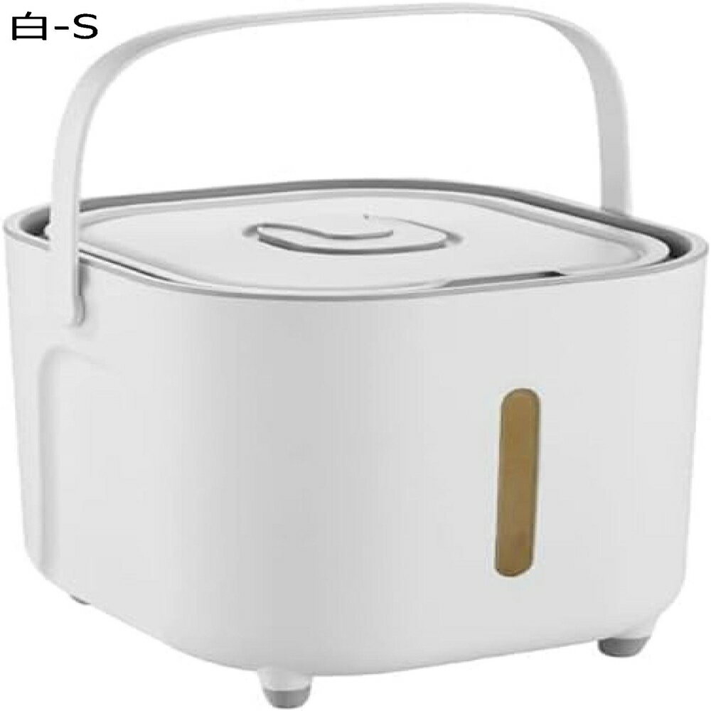 米びつ 保存コンテナ ライスストッカー 携帯フリップ式飯盒 携帯式米バケツ フードストッカー 5kg/10kg用 大容量 鮮度キープ 密閉容器 防虫 湿気/酸化防止 洗える お米収納 防虫 防湿 シリアル 豆 キッチン収納 小麦粉 穀物 白