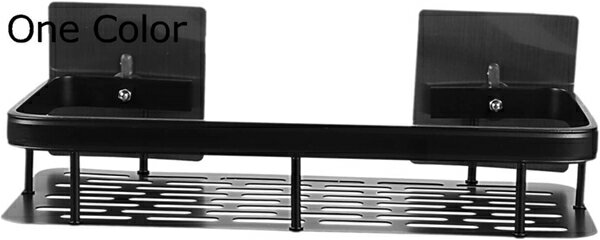 浴室用ラック　防錆 スポンジ カミソリ バスルーム フローティング マウント 無 壁 接着剤 棚板 オーガ..