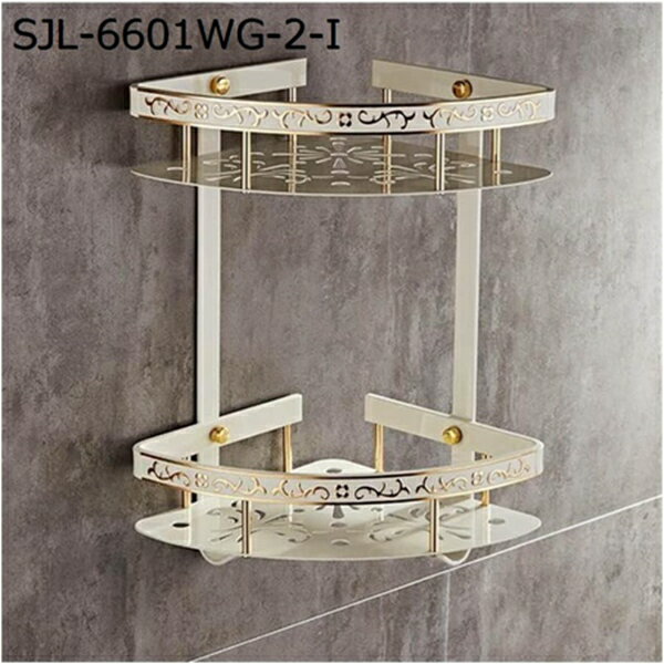 浴室用ラック コーナー三角 バスルーム ステンレス シャワーラック 強力粘着固定 石鹸置き お風呂の壁に 水切り 風呂場 洗面所 収納壁掛け棚