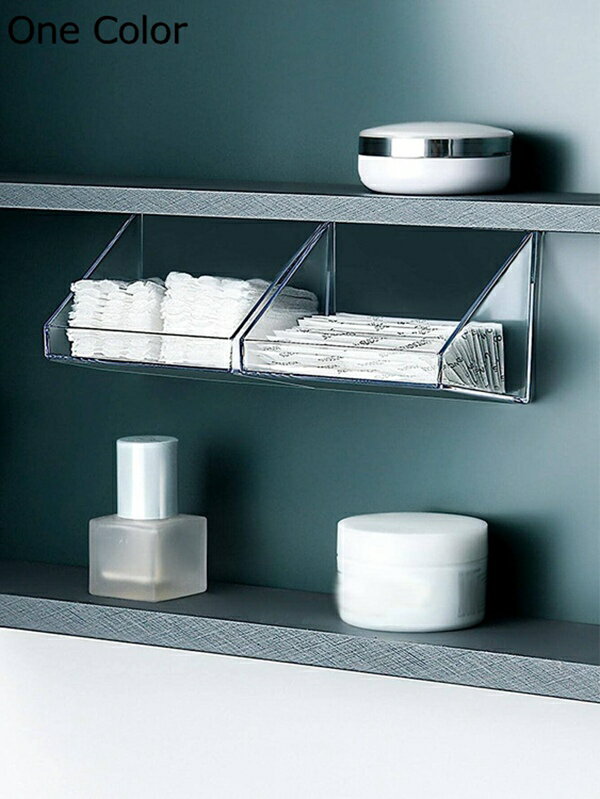 1個 クリア 収納ラック 歯ブラシホルダー 洗面所 収納 歯ブラシスタンド石鹸置き ソープディッシュ せっけんおき 石鹸おき収納 棚 ラック 洗面所 収納 お風呂 ラック シャワーラック シャワーラック 浴室 ラック