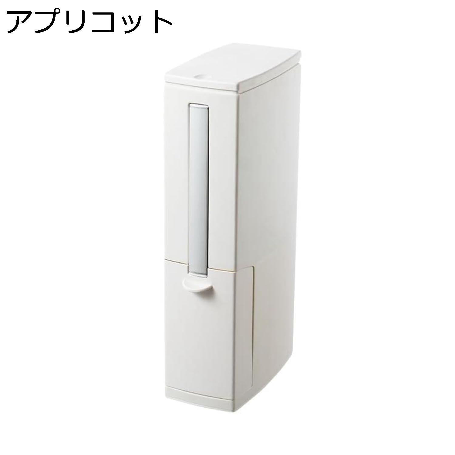 ゴミ箱 ふた付き 4L ダストボックス 角型 プッシュ式 ごみ箱 スリム 音無し おしゃれ 抗菌 密閉 消臭 トイレ 浴室 プラスチック ホワイト