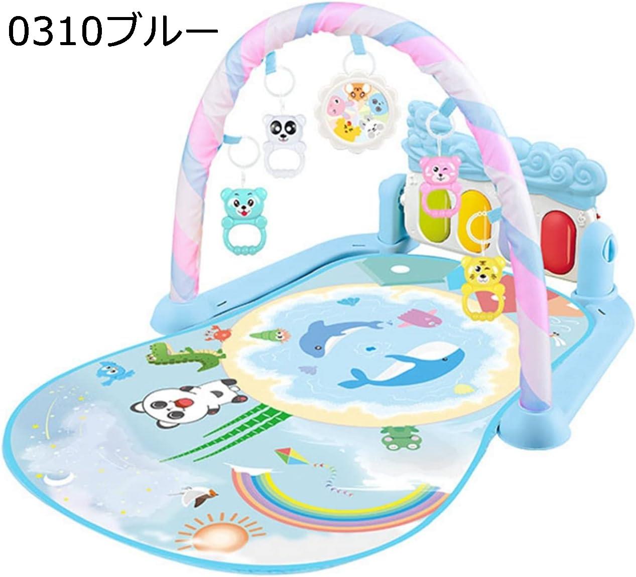 ベビージム 57*75*43cm 幼児 プレイジム ベビープレイマット 新生児 知育おもちゃ プレイマット 赤ちゃん 音が鳴るピアノ 音楽 ベビージムマット ベビーおもちゃ 出産準備 室内遊具 知育玩具 洗濯可能 ピアノジム プレゼント 出産祝い ギフト 03