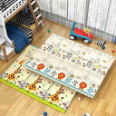 ベビーマット 180*200*1cm 子供 薄手 厚手 両面使用可 収納 安全 無毒 無味 キッズ用プレイマット 衝撃緩和 清掃簡単 安全素材 おしゃれ 防音 ...