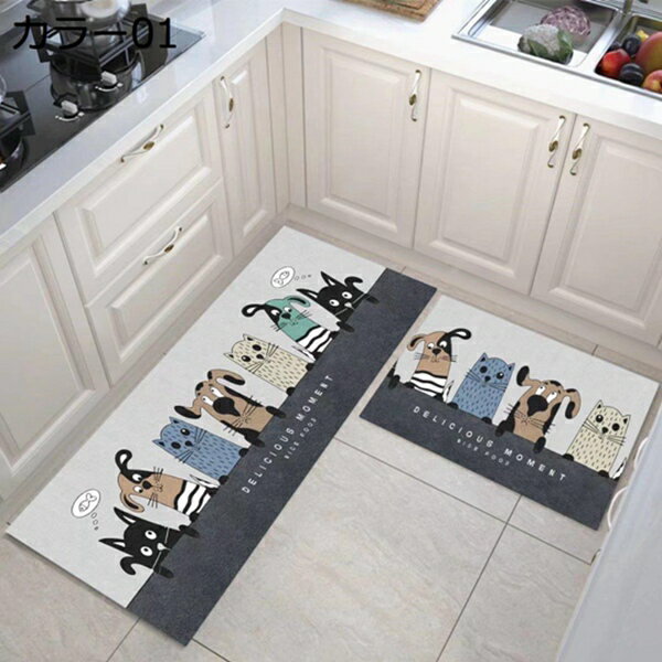 キッチンマット バスマット 水切りマット 珪藻土 吸水速乾 柔らかい 動物柄 大きいサイズ 長方形 足拭きマット ソフト 水切り 洗える 低反発 滑り止め 吸音 夏用 冬用 1年中使えるタイプ 北欧風 おしゃれ 可愛い インテリア バスルーム 台所 お風呂マッ