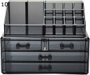 コスメ収納 化粧品収納 F メイク収納 引き出し 卓上 ボックス ケース メイクボックス 大容量 化粧品収納ボックス 透明 おしゃれ 可愛い コスメボックス 化粧台 洗面所 収納ボックス 整理簡単 多機能コスメ収納 引き出し小物入れ