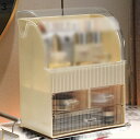 化粧品収納ボックス 化粧品 収納 コスメ 整理簡単 収納ボックス アクリルケース メイクケース XL 引き出し 小物入れ 透明 防塵 耐久性 衝撃吸収 4 メイク用品 化粧品入れ おしゃれ 透明アクリル ジュエリーボックス 小物 香水収納ケース