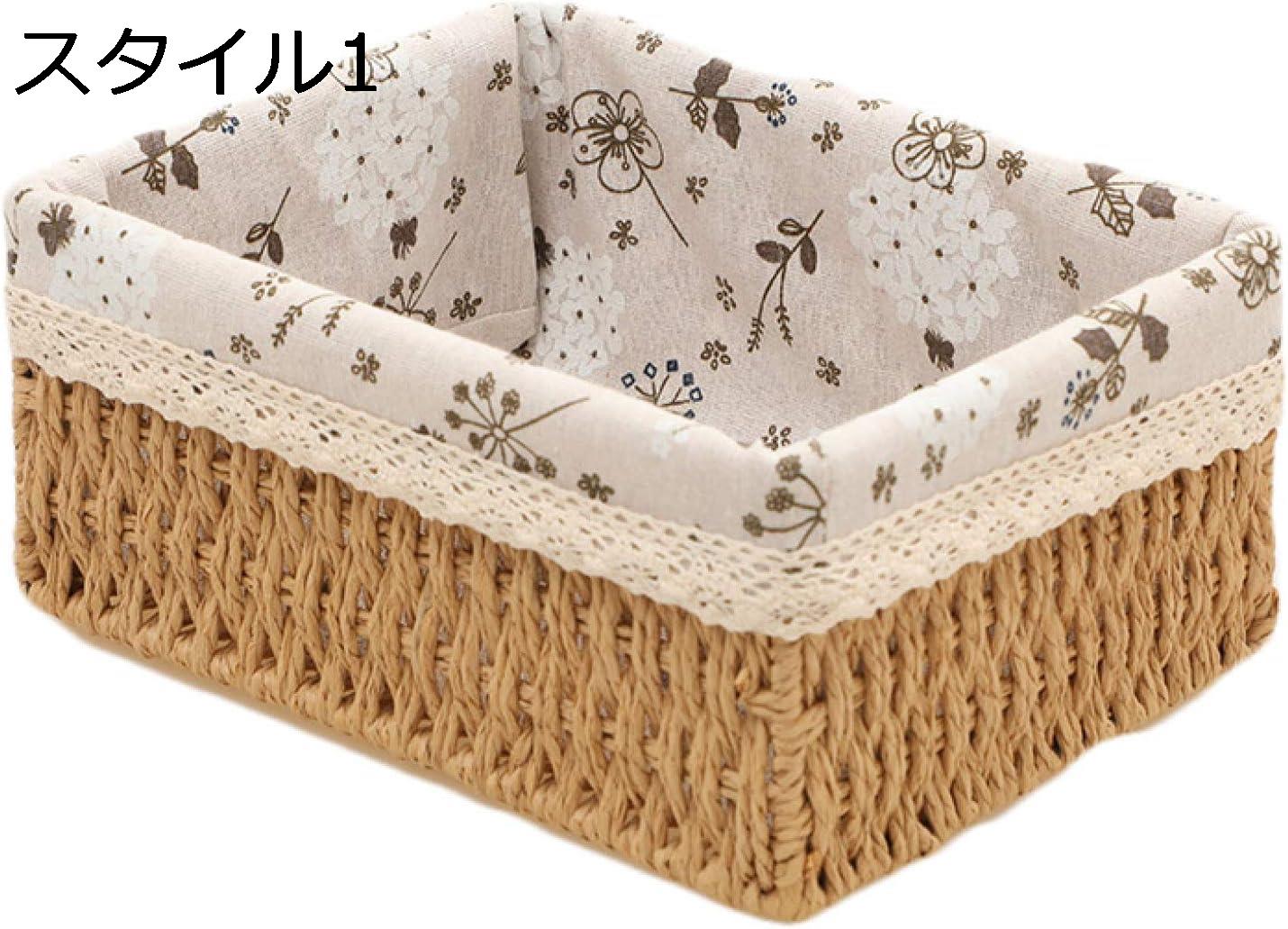 楽天OS STORE収納かご 収納バスケット 籐収納かご 浅型収納かご おもちゃ おむつ 編み物用具 玄関用品 浴室用品 タオル 新聞 雑誌 お菓子 果物 リビング 居間 M*2 寝室 通気性が良い 籐かご 収納かご スタイル5 キャンプ 旅行 収納バスケット