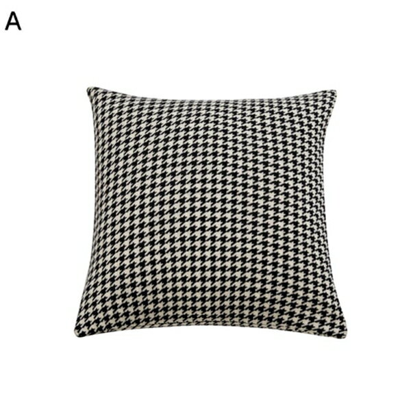 クッションカバー 北欧　おしゃれ 可愛い 千鳥格子 チェック柄 無地 和柄 モノトーン モダン エレガント ファスナー インテリア ソファー用クッションカバー クッションケース ソファ背当て くっしょんかばー 装飾枕カバー 座布団カバー