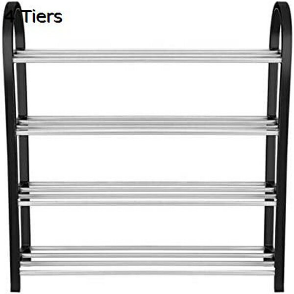 靴のラック多機能靴の棚のDIY靴収納ラック家庭用収納ラックアクセサリーシューズラック 靴棚クローゼットオーガナイザー (Color : 4 Tiers)