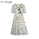 レディース ワンピース ロング丈 ドレス 半袖 夏 S~L 可愛い ハイウエスト マキシワンピース ロングワンピース マキシワンピ ゆったり きれいめ 着痩せ 通勤 通学 デート リゾート サマードレス リゾートワンピース