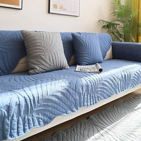 ソファーシーツ ソファーカバー カラー 葉柄 3人掛け マルチカバー 肘付き 簡潔デザイン おしゃれ 防塵 ソファー保護 滑り止め 傷 防止 犬 猫 滑り止め 柔らかい ソファ家具 プロテクター 11