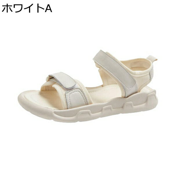 サンダル 厚底 レディース ベルクロ 軽量 スポーツサンダル ビーチサンダル ファッション アンクルストラップ シューズ スポーツ 履きやすい 歩きやすい オシャレ 夏春美脚 きれい カジュアル ガールズ 女性 厚底サンダル