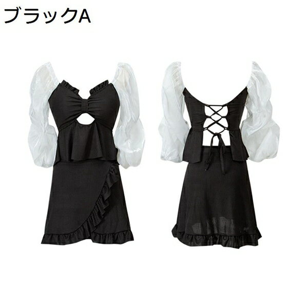 ワンピース水着 レディース 半袖 体型カバー M~3XL 大きいサイズ 露出控えめ 水着 パッド付き オールインワン かわいい 海 ハイウエスト プール リゾート 女性 大人 一体型 おしゃれ 水泳 ショートパンツ フレアスカート
