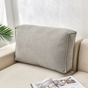 背もたれ クッション ベッド クッション 大きい 90*12*45cm ソファー レストクッション 腰枕 椅子用 背中 仮眠用 クッション 洗える ベッド 枕 ...