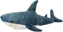 サメぬいぐるみ 特大 60cm かわいい おもちゃ おもしろ シロナガスク クジラ 可愛い 寝室 ふわふわ 動物 人形 ベッドルーム プレゼント ブルー ベッド...