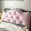 背もたれクッション 背当てクッション ベッド バックレスト デイベッド 180*60*15cm 三角枕 姫系 PPコットン 読書クッション 単色 取り外し可能 ...