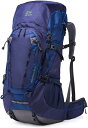 登山バッグ 60L 登山リュック 大容量 バックパック 防水 ザック リュックサック 男女兼用 多機能 収納性 超軽量 通気性 アウトドア 遠足 旅行 防災用 キャンプ(4)