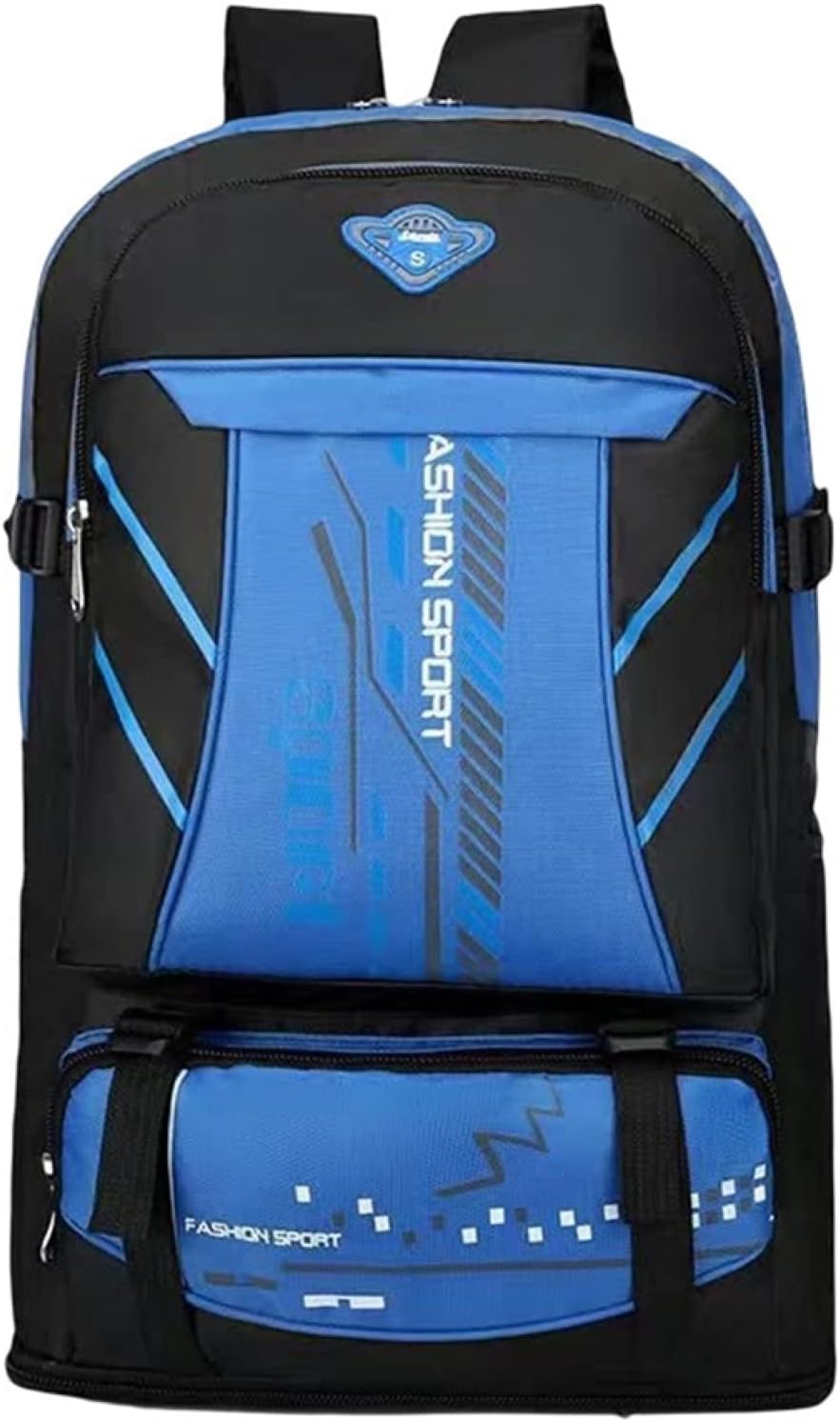 　　　 ◆◇◆売れている秘密◆◇◆ 【バッグ仕様】：収納可能サイズ：65L、サイズ：53cm×36cm×18cm、重さ：720g、素材：ポリエステル。収納力抜群、最大17インチPC、Pad、A4サイズの書類や着替え、サングラス、帽子など必要なアイテムを、まとめて収納。男女兼用の登山バッグ。 【防水性と耐久性】：登山バックパックは高品質のリップストップポリエステル生地で作られており、耐水性、破れにくく、傷防止、耐摩耗性、通気性、防湿性、滑らかで快適です。バックパックに入った水や埃を防ぐことができます。貴重品を大雨から保護し、すべてをドライに保ちます。 【人体工学デザイン】：衝撃を吸収する緩衝材入りの肉厚ベルトは体との一体感を高め、長時間荷物を持ち歩いても肩を痛めません、疲労を緩和します。肩部・背中部は通気性のよいスポンジ素材を使用し、快適な背負い心地です。背中部で使用されているスポンジと人体は隙間を形成し、空気が通り抜けることができます、真夏でも蒸し暑いと感じません。 【通気性と軽量性】：バックパックの内側と肩ベルトの内側に通気性のあるメッシュ生地を採用し、背中と肩の空気の循環を促進し、長時間使っても通気と乾燥を保持し、快適に使用ができます。また、この素材は丈夫なだけでなく、軽いです。重量たった720g。超軽量素材なので、荷物の量が同じでも、リュック自体が超軽量なだけで肩こりや疲労を大幅に軽減してくれます。 【様々な用途】：この登山リュックはあなたの旅に良い選択です。ハイキング、ウォーキング、旅行、大学、学校、週末の休暇、時折の旅行、ジム、毎日の仕事に最適です。ユニセックス向けにデザインされた、若い学生や年配の観光客、女性や男性が適しています。キャンプ用リュックサック、ランドセル、カジュアルデイパック、ハイキングバックパックとしてお持ちいただけます。 　　　◆◇◆注意事項◆◇◆ご覧のモニターの環境、撮影環境により実物と色味が異なって見える場合がございます。湿った状態で他のものと擦り合わせると色が移る恐れがあります。濃色品の洗濯時は、白色、淡色と分けて洗ってください。説明 【商品データ】素材：ポリエステルサイズ：53cm×36cm×18cm収納可能サイズ：65L重さ：720g【高品質素材】丈夫な高密度ポリエステルを採用しています。縫製がしっかりしていて丈夫であり、耐久性、耐水性に優れている、通気性、柔軟性と速乾性も良い、抗菌作用があり、長期間の使用でも色落ちしにくい。【収納力抜群】最大17インチPC、Pad、A4サイズの書類や着替え、サングラス、帽子など必要なアイテムを、まとめて収納。キャンプや登山道具、旅行なら3〜5泊分の荷物が余裕で入り、タウンユースだけでなく、非常時持ち出し用の防災リュックとしても十分ご活用いただけます。【特徴】1.丈夫で軽量、撥水性の高密度ポリエステルを素材に使用して、摩擦に強い、強度がありながらしなやかに体にフィットする柔らかさもあります。2.バッグ内側と肩ベルトの内側に通気性のあるメッシュ生地を採用し、背中と肩の空気の循環を促進し、長時間使っても通気と乾燥を保持し、快適に使用ができます。3.引っ張りや摩擦に強い、伸び縮みがなく、大切な荷物を守りたいから、防水性能だけでなく高い耐久性を実現しました。【人体工学デザイン】幅広のS字型ショルダーストラップと通気性のあるスポンジ製の肩掛け部分は人体工学に基づいて設計されており、長時間の持ち運びで疲れないように、体重が体のさまざまな部分に適度に分散されています。また、背中に接触する部分には通気性の高いメッシュスポンジクッション構造を採用することで、歩行時の快適さを高めています。【適用範囲】この登山リュックはあなたの旅に良い選択です。ハイキング、ウォーキング、旅行、大学、学校、週末の休暇、時折の旅行、ジム、毎日の仕事に最適です。ユニセックス向けにデザインされた、若い学生や年配の観光客、女性や男性が適しています。キャンプ用リュックサック、ランドセル、カジュアルデイパック、ハイキングバックパックとしてお持ちいただけます。【ご注意】1.ご購入前に、仕様をよくご確認ください。2.光撮影やディスプレイによって、実際の商品の色やサイズとウェブサイトの色やサイズが若干異なる場合があるかもしれませんので、ご了承ください。