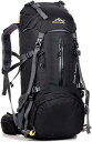 登山バッグ 50L 登山リュック 大容量 リュックサック 防水 バックパック ザック 超軽量 通気 男女兼用 収納性 多機能 防災 旅行 アウトドア キャンプ ハイキング(4)