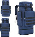 登山リュック 70L 登山バッグ 大容量 ザック 防水 防汚 バックパック リュックサック 通気 超軽量 収納性 多機能 男女兼用 旅行 防災 キャンプ ハイキング アウトドア(4)