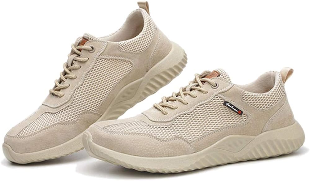 メッシュ素材安全靴作業靴メンズ小さいサイズ通気性速乾性つま先保護先芯入り踏み抜き防止刺し通し防止絶縁耐電靴静電気防止工事溶接鍛冶レースアップローカット耐滑ブラック