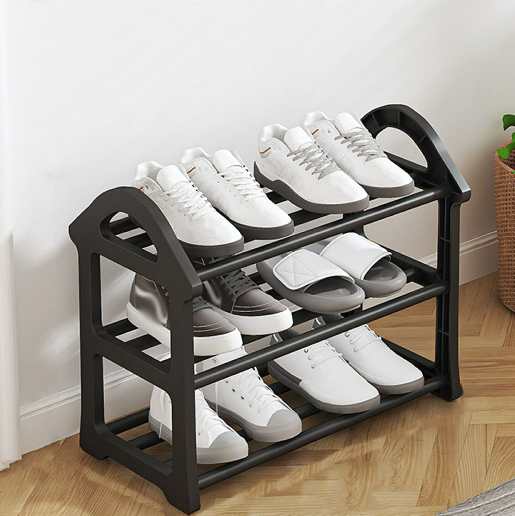 シューズラック シューズホルダー シューズ収納 靴収納ホルダー 据え置き型シューズラック 靴置き 下駄..