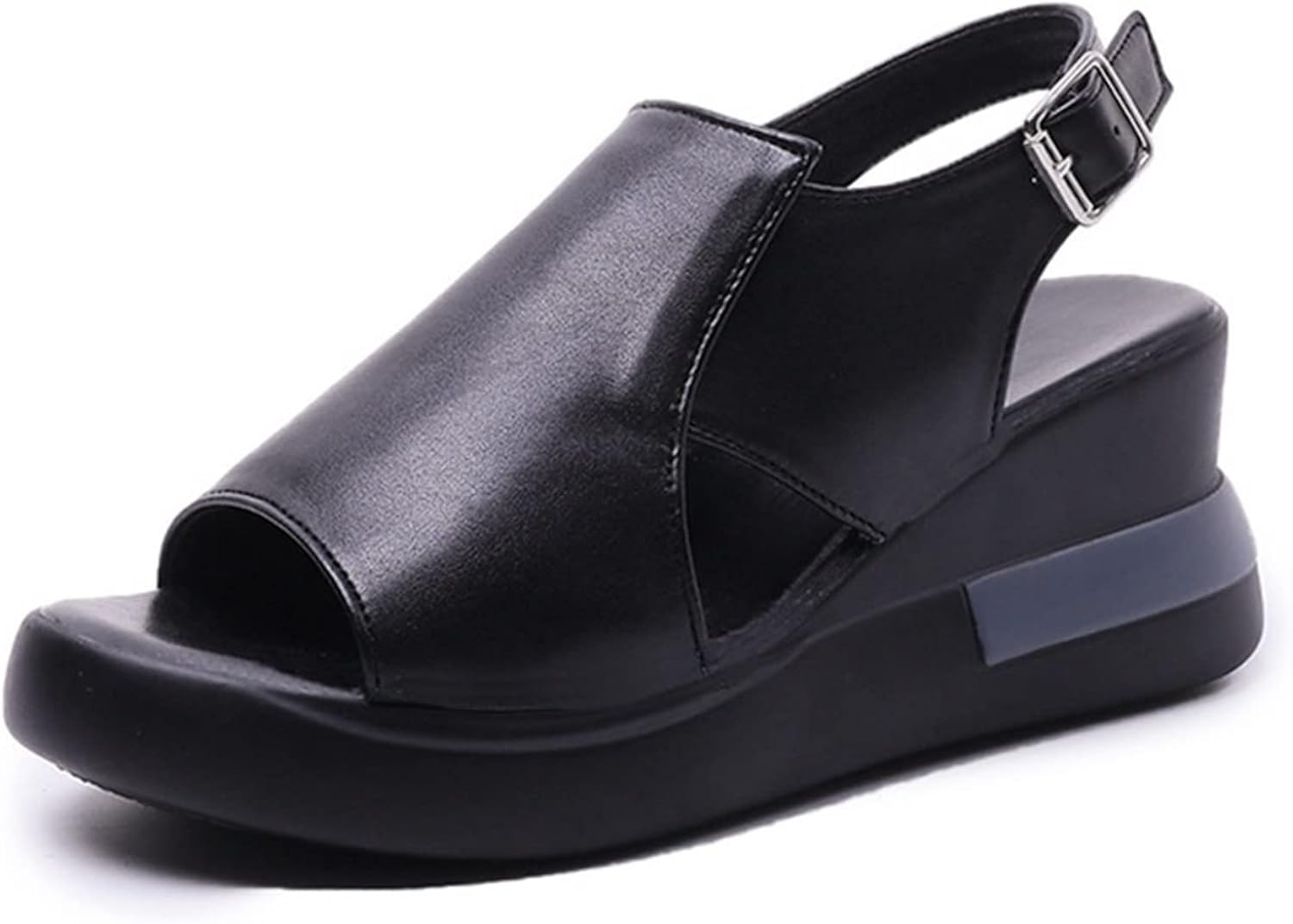 　　　 ◆◇◆売れている秘密◆◇◆ ヒールのタイプ: ウェッジヒール 留め具の種類: スリップオン 表地素材：合成皮革　ソール素材または裏地：ゴム　ヒールの高さ：5cm　ヒールのタイプ：ウェッジヒール 涼しげな気持ちで夏の雰囲気を楽しみまし...