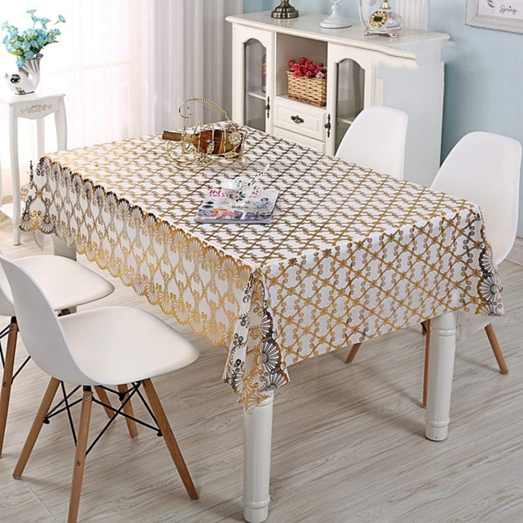 　　　 ◆◇◆売れている秘密◆◇◆ 【仕様：素材】PVC 　 　★商品内容：1×テーブルクロス 　　 ★形状：長方形 　　 　　 ★サイズ ：137x80cm 137x100cm 137x137cm 137x150cm 137x180cm 137x200cm ★機能： 防汚加工 撥水 撥油 滑り止め 防汚 防水 防塵 耐摩耗性 耐油性 耐久性 防漏性 折り目耐性 耐スクラッチ性 清掃しやすい 【お手入れ簡単！優れた防水防カビ性】主な素材にPVCを使用している為、軽くて防水防カビ性に優れて、洗濯の必要がありません。 醤油をこぼしてもサッと拭くだけ。お手入れはとっても簡単！ バツグンの撥水性で、食べ物をこぼされても生地に染み込まないので、ふくだけでシミになりません！ 【豊富なデザイン展開】シンプルな柄から個性的な柄まで、全7種類の豊富なデザイン展開。 季節やイベント、気分によって簡単に変えられるので、いつもの食卓がもっと楽しくなりますよ。 サッとテーブルにかけるだけで、和食にも洋食にも、どんな料理にも合います。 またシンプルなデザインであれば、事務机、学習テーブル等にも十分にご使用になれます。 定期的に替えてお部屋のイメージチェンジをしてみてはいかがでしょうか。 【広いの用途】 パーティー、休日、お祝い、結婚式、ウェディング、誕生日、感謝祭、ハロウィン、披露宴、展示会適用、ピクニック、レストラン、カフェ、特別な機会、ディナー、ブランチ、式典、展示会、お食事会、軽食、バーベキュー、ビュッフェなど、屋外、屋内、キッチン用、家庭用、装飾用、での使用に適したテーブルクロス。カードテーブル　テラスアクセントテーブル　カウンターハイトテーブル　折りたたみテーブル　テラスバーハイトテーブル　テラスビストロテーブル　仕上げテーブル　コンソールテーブル　屋外ピクニックテーブル　テーブルクロス 【備　考】お茶?ソース?醤油や、特に染色能力の高い果汁?カレー粉?コーヒーなどをこぼした時には、すぐに拭きとって下さい。 ?汚れた時は丸洗いは避け、中性洗剤を入れたぬるま湯で拭きとってください。シンナーなどの揮発油を汚れ取りには使用しないでください。 　　　◆◇◆注意事項◆◇◆ご覧のモニターの環境、撮影環境により実物と色味が異なって見える場合がございます。湿った状態で他のものと擦り合わせると色が移る恐れがあります。濃色品の洗濯時は、白色、淡色と分けて洗ってください。説明 毎日使いたい人から今日はちょっと素敵な食卓にしたいと思う人まで、使い方は人それぞれだと思うけど、どうせなら全部の声を聞いて全て解決したい。そんな想いから作られたテーブルクロスがこちらのテーブルクロス！ シンプルなデザインとインテリアに合わせやすいカラー展開で、 食卓はもちろん、カフェ?ホテル、レストランなどのお店でも使いやすくなっています。 耐久性にも優れていて、 レストランにおけるハードユースにも安心して用いられています。 テーブルを傷や汚れから守り、敷くだけで明るい雰囲気になり、食卓が華やかになります。 長くお使いいただくことが出来る逸品です。 商品内容 ■ 1×テーブルクロス/防水/137x80cm 137x100cm 137x137cm 137x150cm 137x180cm 137x200cm ■ 材質：PVC 注意事項 ■お手入れするときは洗濯機に入れず、中性洗剤を汚れた部分につけて柔らかいスポンジでふき取り、水拭きで仕上げてください。 ■素材上、長期間使用しているとクロスがテーブルに貼り付いてしまうことがあるため、こまめにテーブルから剥がして両面を乾拭きすると長持ちします。 ■テーブルクロスの上に直接熱いものを置かないでください。 商品のにおいが気になる時は、一旦風通しの良いところで陰干ししてください。 ■輸入品につき傷やスレなどがある場合がございます。ご了承下さい。 ■画像のカラーには細心の注意を払っておりますが、モニター環境により実物と画像の色合いが若干異なって見える場合がございます。 ■商品は人工裁ちので1~2cmの誤差がありますご了承ください。