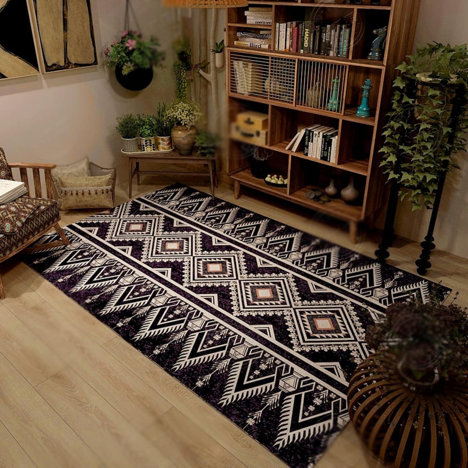 北欧風 ラグ カラー おしゃれ カジュアル モダン インテリア 幾何学 キリム 140*200 シンプル 夏用 春 サマーラグ ラグマット マット 薄手 リビング ダイニング 1人暮らし カーペット