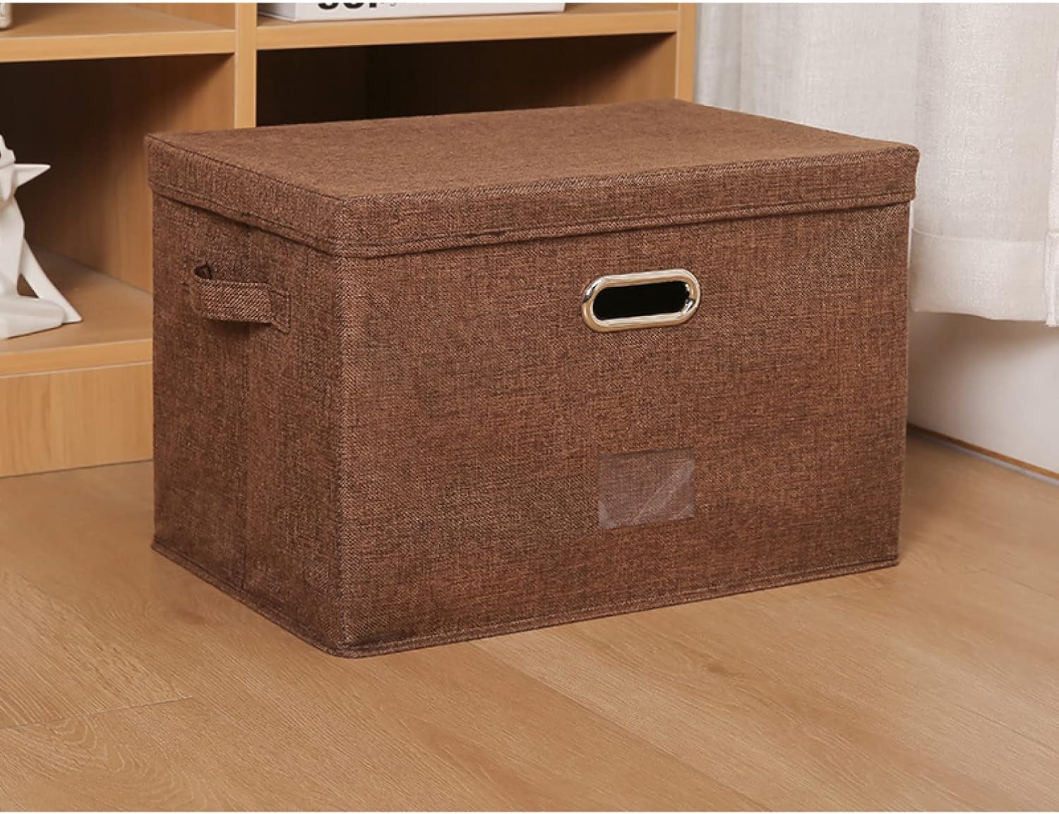 収納ボックス ふたつきボックス 折り畳み 45*30*30cm*1 収納ケース 水洗い手 衣類 おもちゃ 布 収納 コ..