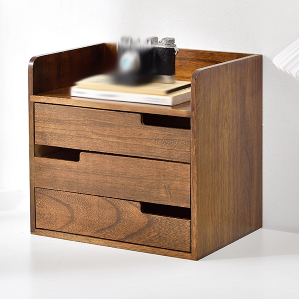 スタッキングチェスト 収納ケース 35*26*41cm 木製 引き出し 小物収納 卓上チェスト オフィス収納 卓上..
