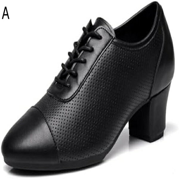 女性の社交場練習靴レースアップ現代サルサティーチングシューズラテンリズムダンスシューズ5cm