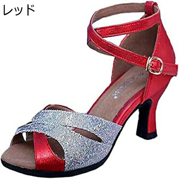 社交ダンスシューズ 女性 レディース モダン ラテン兼用社交ダンスシューズ 大きいサイズ ダンスシュー..