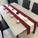 撥水加工テーブルランナー 北欧 200*30 無地 モダン ティーテーブル カラー ダイニングテーブルカバー シンプルでエレガントな空間を作る インテリア ロマ...