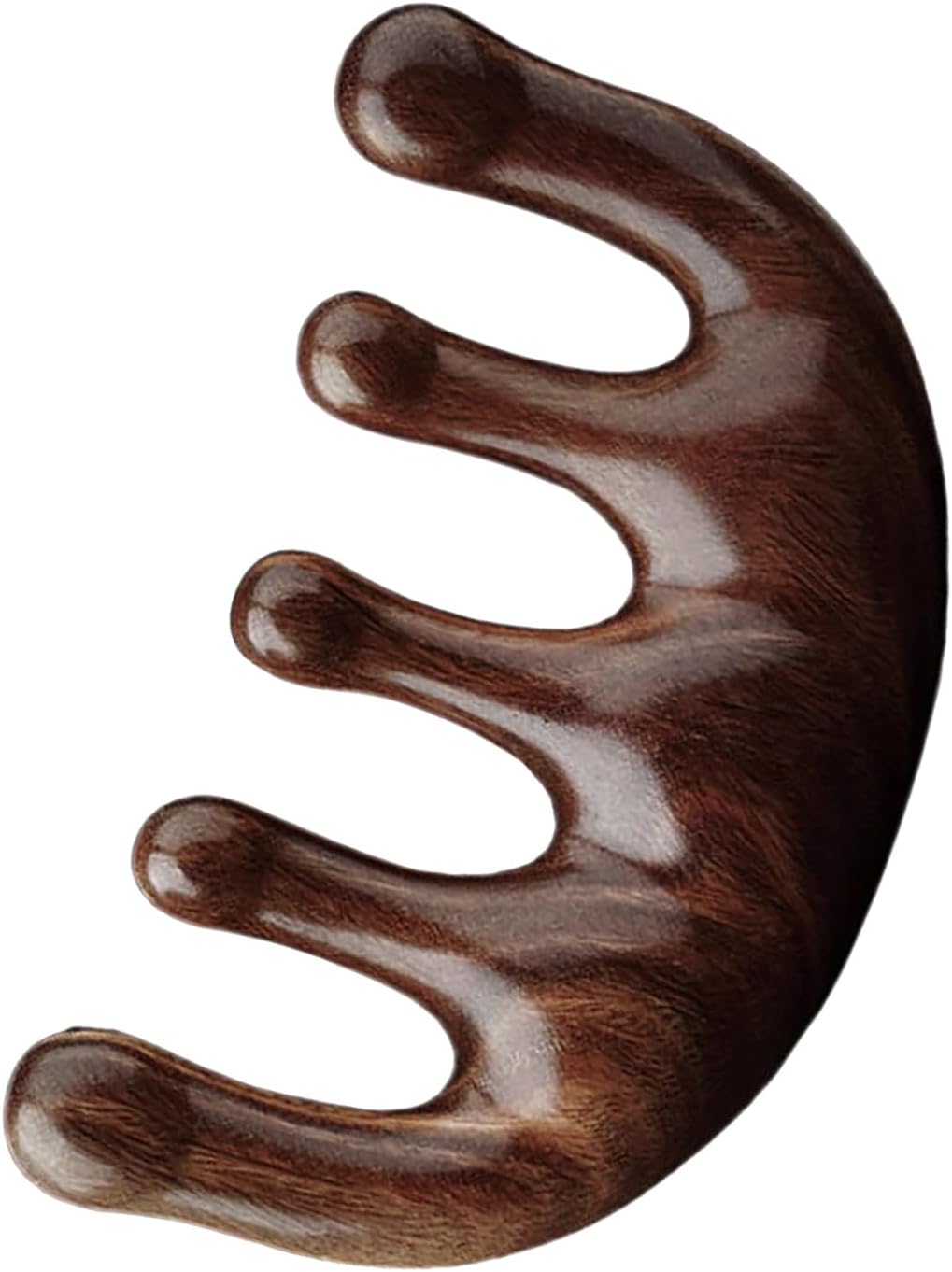 マッサージコーム 檀木櫛 頭皮マッサージ 経絡マッサージ 天然木製 高? くし ヘアブラシ ヘアケア 頭皮 顔 首 腕マッサージ デコルテ用 静電気防止 男女兼用