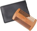 くし 木 両歯 梳き櫛 マホガニー コーム ヘアブラシ 高級木製櫛 クシ ケース付き 頭皮マッサージ 静電気防止 粗歯 細歯 両面 くし ヘアケア 母の日 プレ...