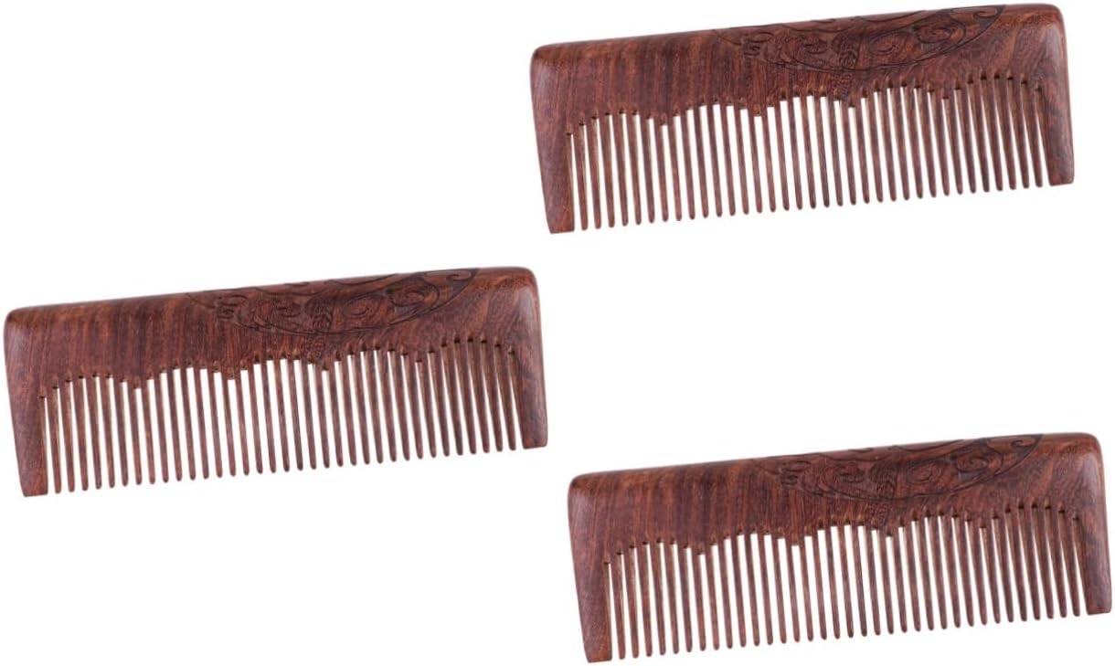 3 個 木 髪 櫛 髪 櫛 女性用 木製 櫛 女性 木 櫛