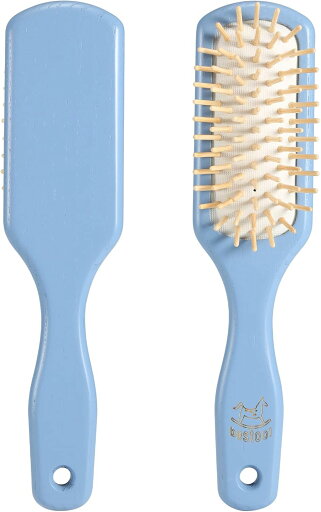 ヘアブラシ 頭皮マッサージ くし 木製櫛 復古風 レディース メンズ こども用 パドルブラシ 高? ヘアケア サラサラ 人気 艶髪 美髪ケア 薄毛改善 絡まない (Blue) ヘアブラシ 頭皮マッサージ くし 木製櫛 復古風 レディース メンズ こども用 パドルブラシ 高? ヘアケア サラサラ 人気 艶髪 美髪ケア 薄毛改善 絡まない (Blue)