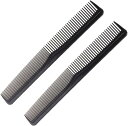 10個 美容 カット コーム 細かい 歯 コーム ワイド 歯 スタイリング コーム プロフェッショナル ティージング コーム サロン用 ホーム(黒)