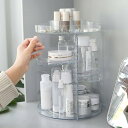 化粧品収納 透明コスメボックス 360度回転式 大容量 コスメ収納 収納ボックス 6層ストレージタワー 自由に置ける 化粧品 口紅 香水 化粧水 卓上 洗面台 ...