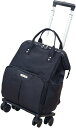 リュックキャリー 3way キャスターバッグ 25L キャリーバッグ 小型 2~3泊対応 4輪 撥水加工 トロリーバッグ メンズ レディース 旅行 合宿 出張 ...