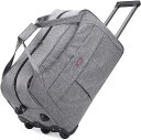 ボストンキャリー 2way キャスターバッグ 35L キャリーバッグ 折りたたみ 大容量 3輪 撥水加工 トロリーバッグ メンズ レディース 旅行 合宿 出張 旅行バッグ スーツケース(4)