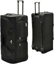 ボストンキャリー 2way キャスターバッグ 200L キャリーバッグ 折りたたみ 大容量 3輪 撥水加工 トロリーバッグ メンズ レディース 旅行 合宿 出張 引っ越し 旅行バッグ スーツケース(4)