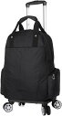 リュックキャリー 3way キャスターバッグ 25L キャリーバッグ 小型 2~3泊対応 4輪 撥水加工 トロリーバッグ メンズ レディース 旅行 合宿 出張 ...